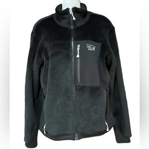 Mountain Hardware Ladies Medium Black Polartec Fleece Full Zip Jacket